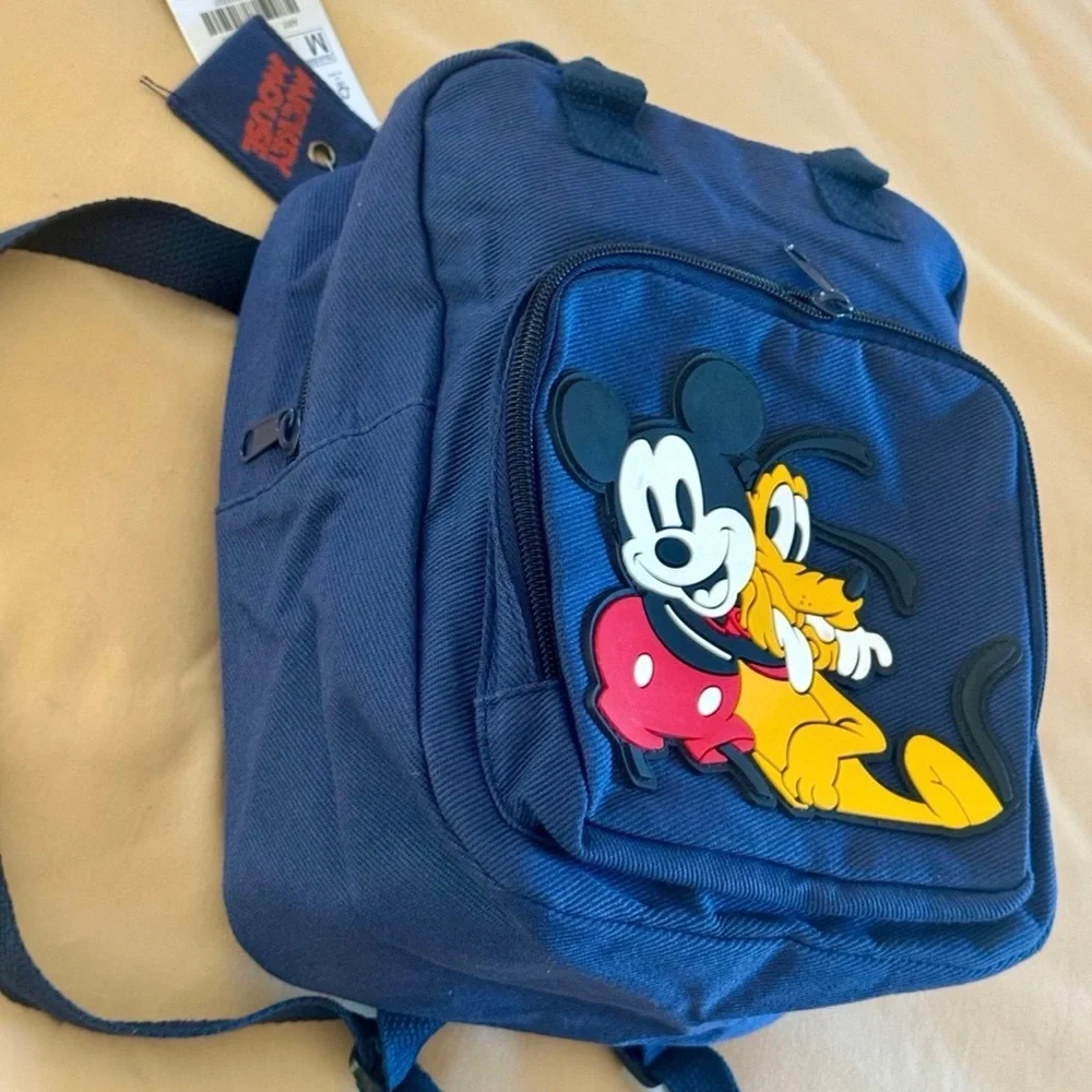 Disney Navy Blue Mickey Mouse Kids Backpack